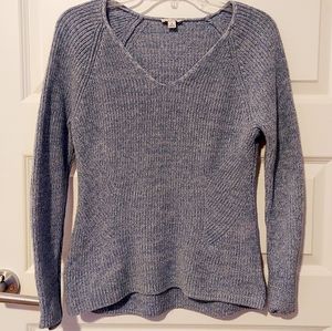Knit Blue Gap v-neck sweater